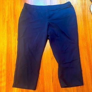 CJ Banks navy straight leg women’s plus trousers pants 20 women’s petite 20P